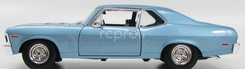 Maisto Chevrolet Nova Ss Coupe 2-door 1970 1:18 Světle Modrá