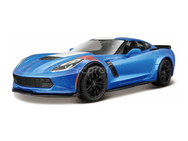 Maisto Corvette Grand Sport 2017 1:24 modrá metalíza