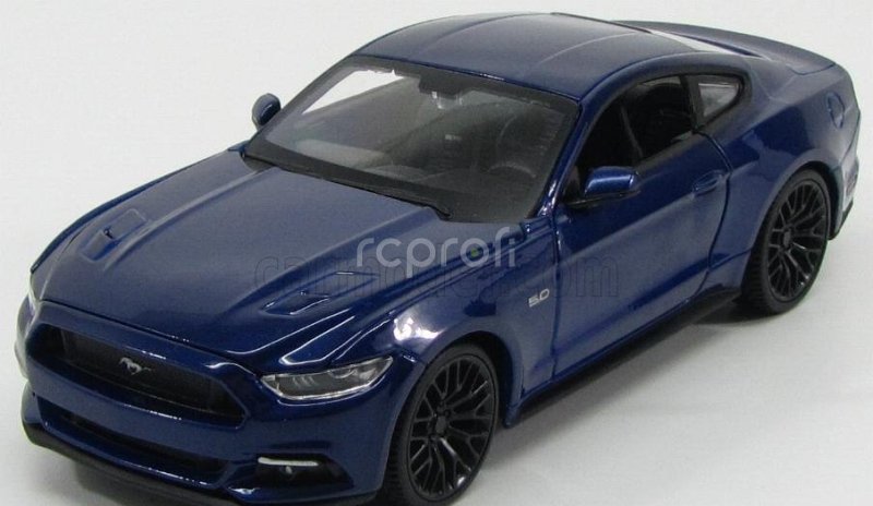 Maisto Ford usa Mustang Coupe 5.0 Gt 2015 1:24 Blue Met
