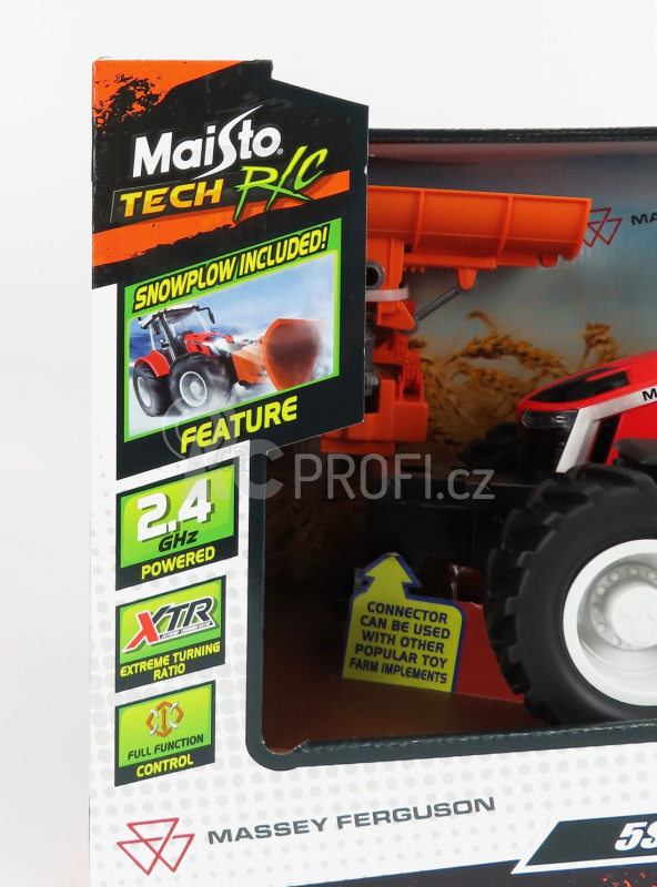Maisto Massey ferguson 5s.165 Tractor 2020 1:16 Červená Šedá