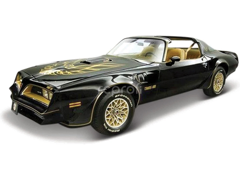 Maisto Pontiac Firebird Trans AM 1978 1:18 černá metalíza