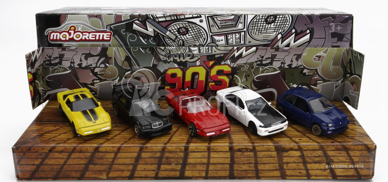 Majorette Mercedes benz Set 4x Youngster 90's Cars 1:64 Různé