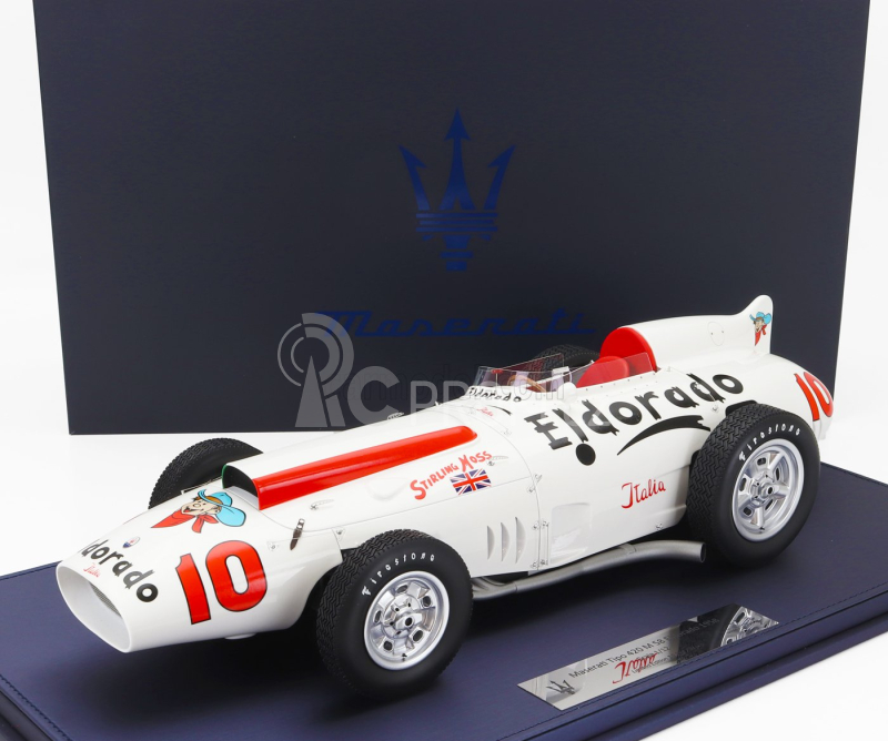 Maserati models Maserati Tipo 420 M/58 Eldorado N 10 1:12, bílá