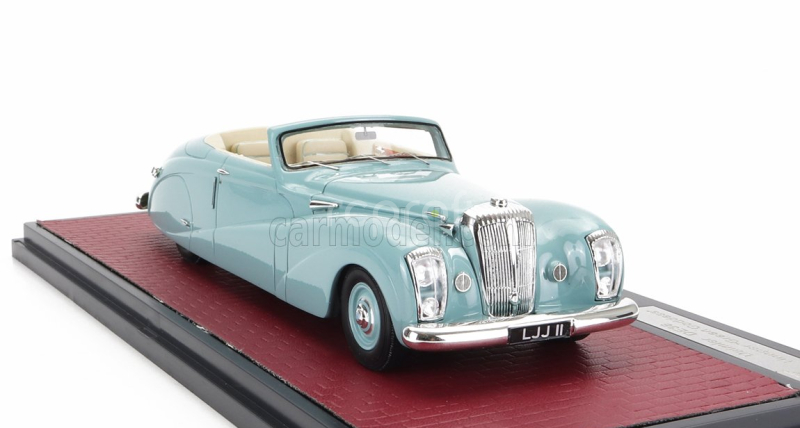 Matrix scale models Damler De36 Hooper ''green Goddess'' Cabriolet Open 1953 1:43 Zelená