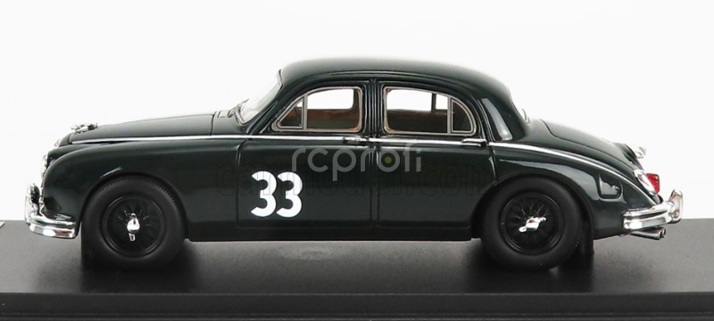 Matrix scale models Jaguar Mkii 3.4 Litre N 33 Winner Silverstone Daily Express Trophy 1958 1:43 Zelená