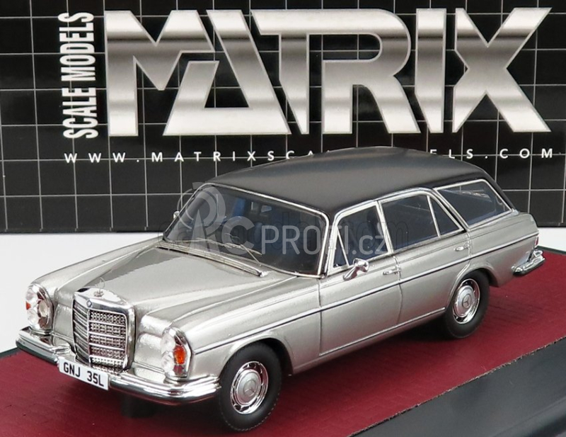 Matrix scale models Mercedes benz S-class 280se 1:43, stříbrná