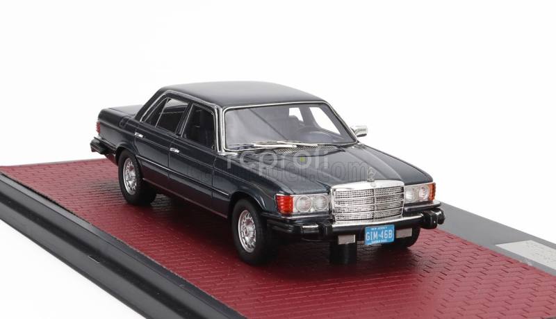 Matrix scale models Mercedes benz S-class 300sd Turbodiesel (w116) Usa Version 1977 1:43 Blue Met