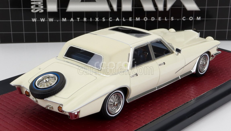 Matrix scale models Stutz Duplex Sedan 1971 1:43 Bílá