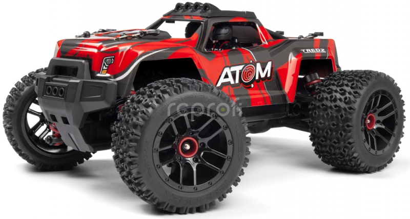 RC auto Maverick Atom AT1 1/18 4WD Electric Truck, červená