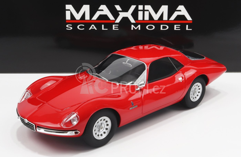 Maxima Alfa romeo Giulia Tz2 Coupe Pininfarina 1965 1:18 Alfa Red