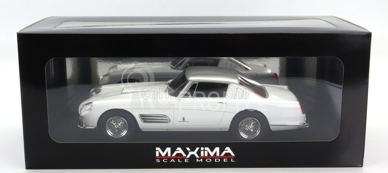 Maxima Ferrari 410 Superamerica Iii Series Pininfarina Coupe 1958 1:18 Bílé Stříbro