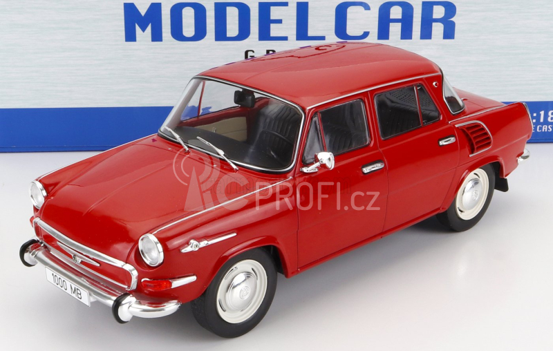 Mcg Škoda 1000 Mb 1966 1:18 Red