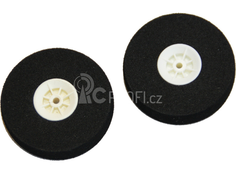 Mechové podvozkové kolo ploché 52mm (2)