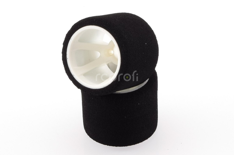 Mechové zadní gumy, 1/12, bílý disk, T-FOAM