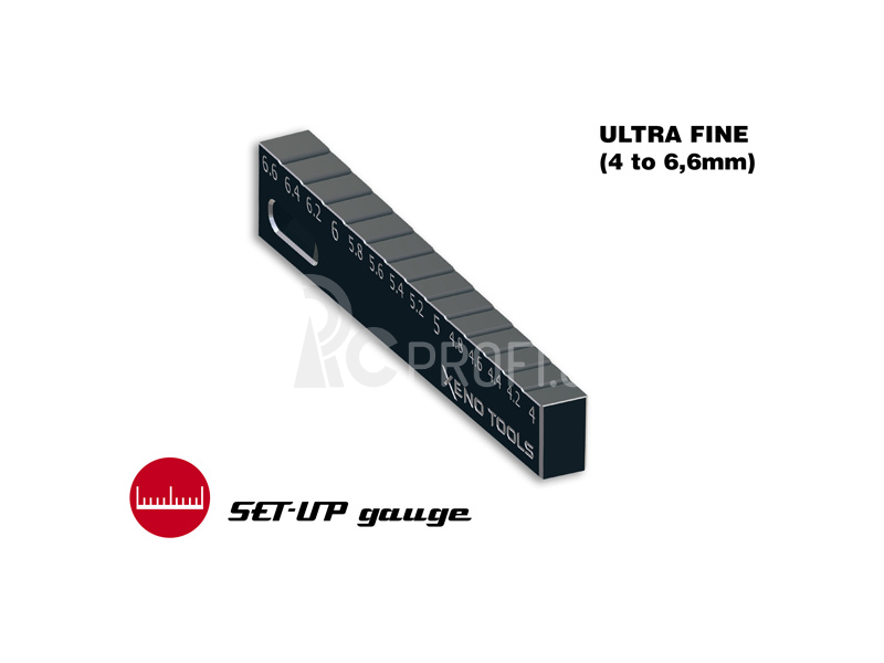 Měřidlo propadu ramen (+4.0mm až +6.6mm)