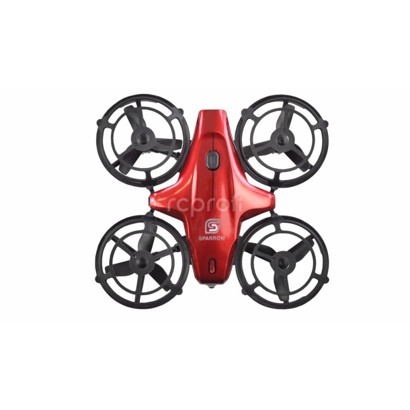 Mini dron Sparrow, červená