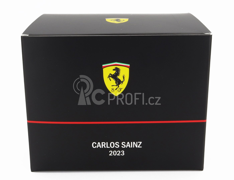 Mini helmet Bell helma F1 Ferrari Sf-23 Team Scuderia Ferrari N 55 Season 2023 1:2