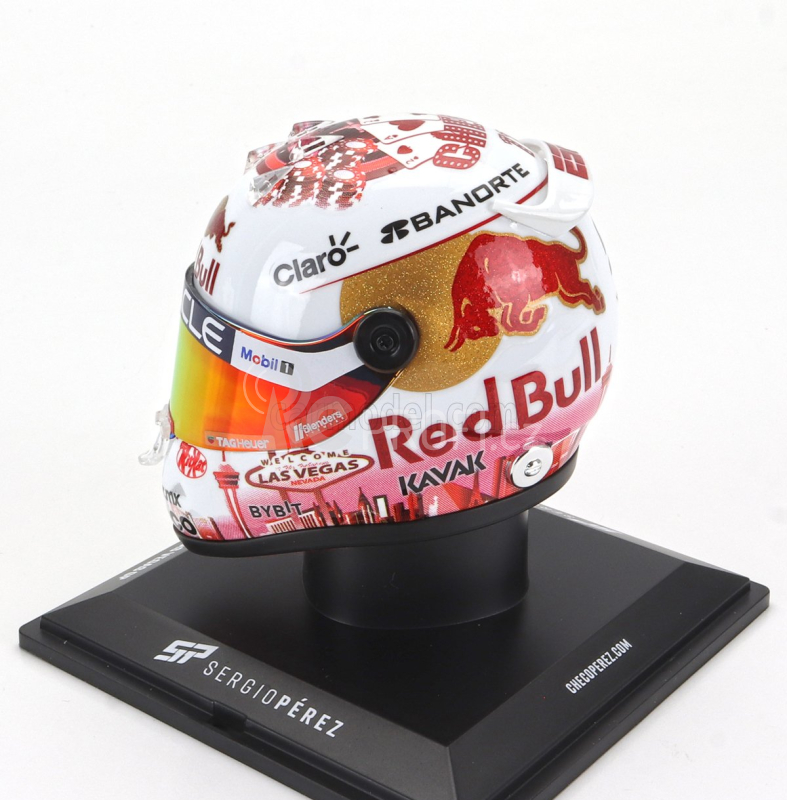 Mini helmet Schuberth helma F1 Sergio Perez Oracle Red Bull Racing N 11 1:4