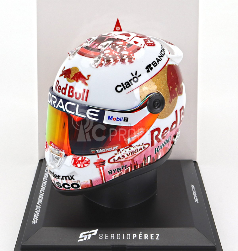 Mini helmet Schuberth helma F1 Sergio Perez Oracle Red Bull Racing N 11 1:4