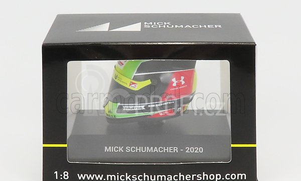 Mini helmet Schuberth helma F2 Dallara Team Prema Racing N 20 1:4