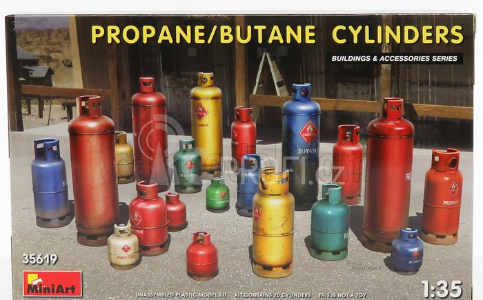 Miniart Accessories Propane Butane Cylinders 1:35 /