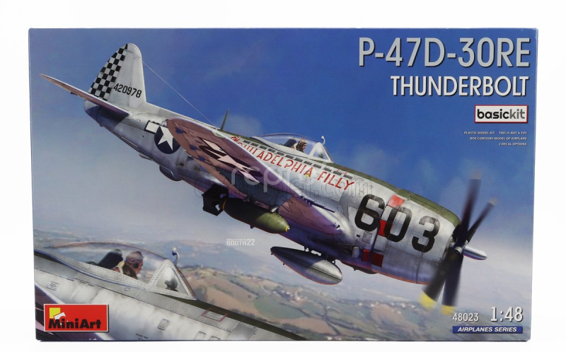 Miniart Dragon wings P-47d-30 Thunderbolt Airplane Military 1942 1:48 /