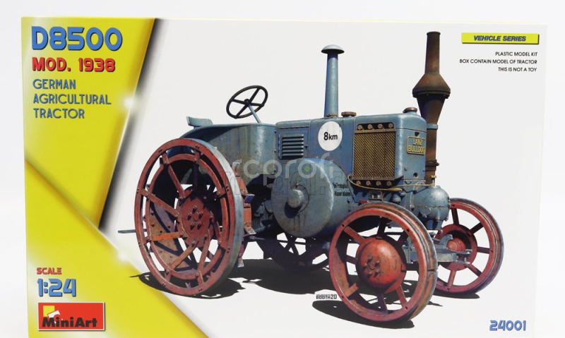Miniart Lanz Bulldog D8500 German Agricultural Tractor 1949 1:24 /