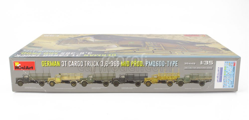 Miniart Opel Blitz Pmq600 Type German 3t Cargo Military Truck 1952 1:35 /