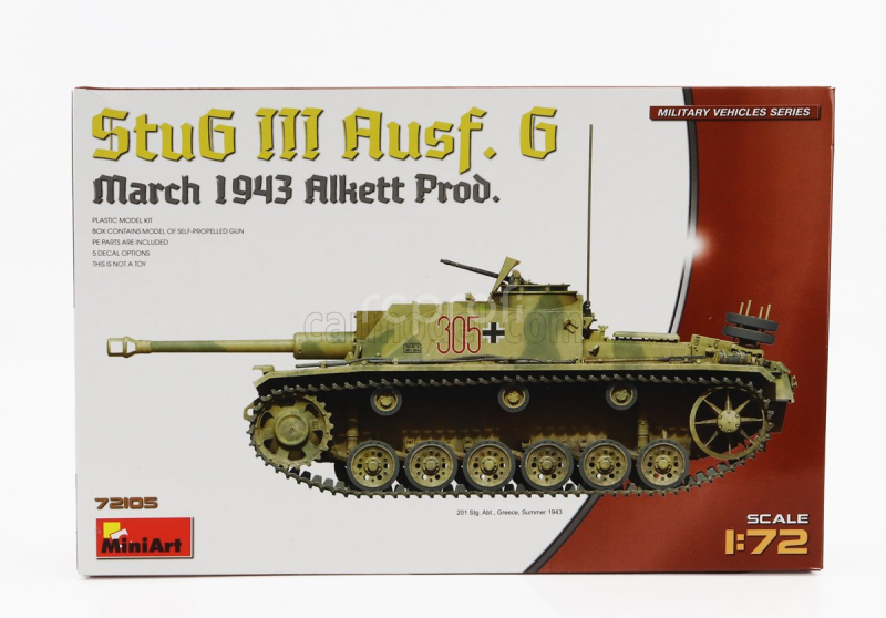 Miniart Tank Stug Iii Ausf. G Military 1943 1:72 /