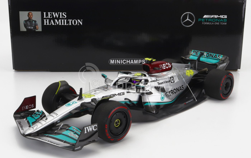 Minichamps Mercedes gp F1 W13e Mercedes-amg Petronas F1 N 44 1:18, stříbrná