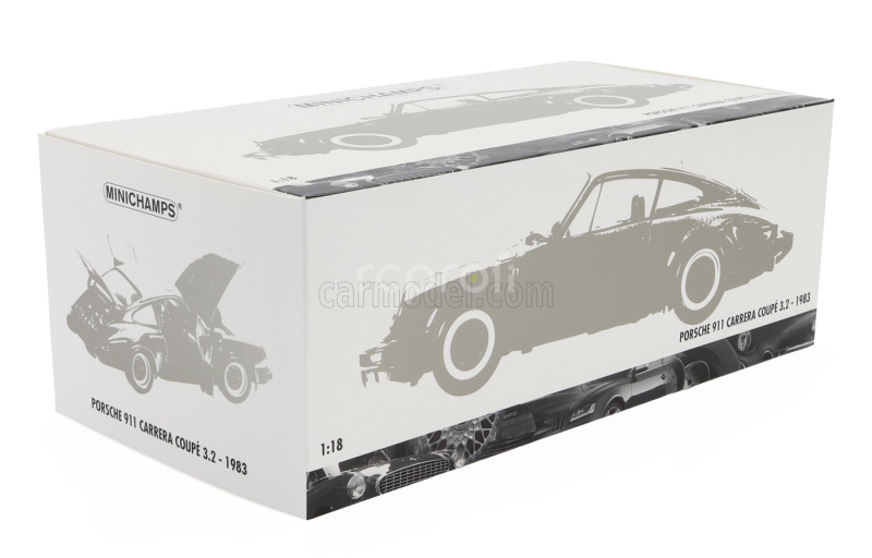 Minichamps Porsche 911 3.2 Carrera Coupe 1983 1:18 Bílá