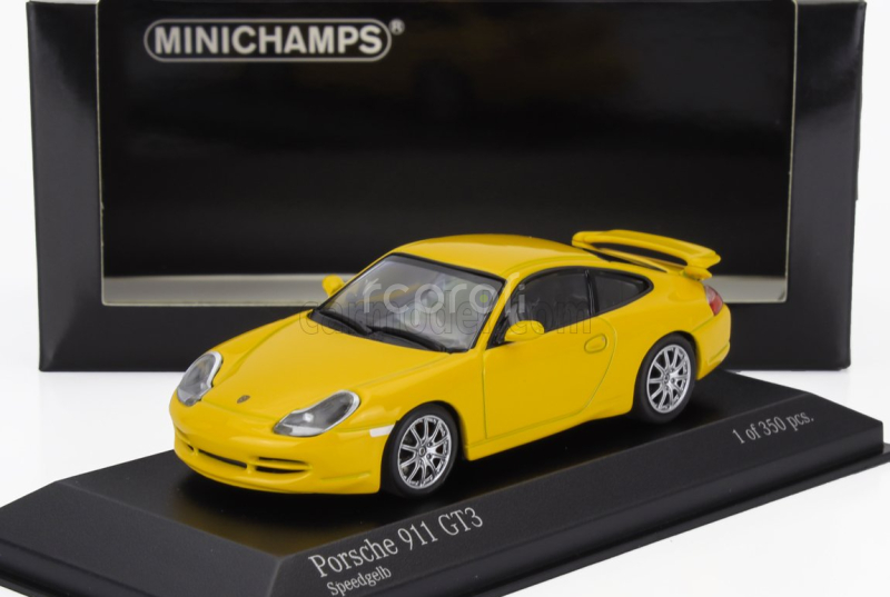 Minichamps Porsche 911 996 Gt3 Coupe 1999 1:43 Žlutá