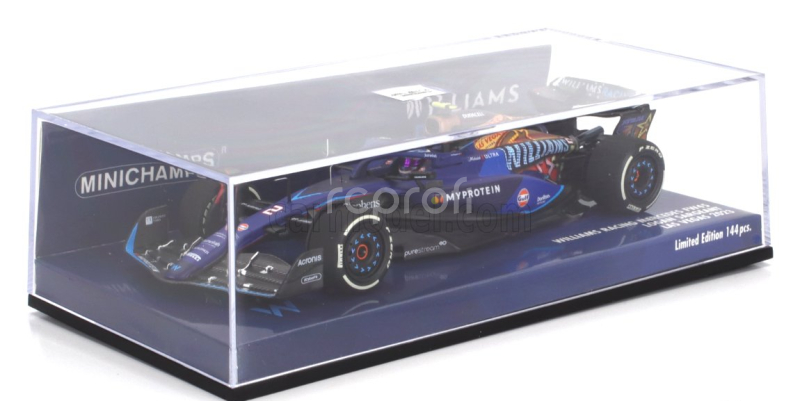 Minichamps Williams F1  Fw45 Team Williams Racing Gulf N 2 Las Vegas Usa Gp 2023 Logan Sargeant 1:43 Modrá Černá