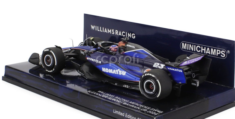 Minichamps Williams F1  Fw46 Team Williams Racing N 23 Season 2024 Alexander Albon 1:43 2 Tóny Modré