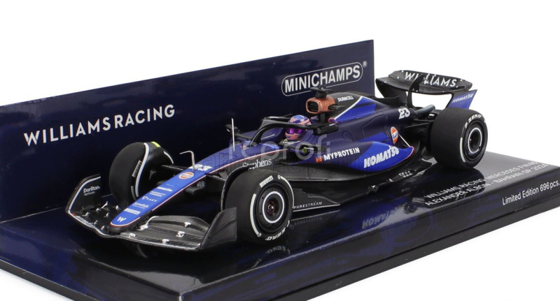 Minichamps Williams F1  Fw46 Team Williams Racing N 23 Season 2024 Alexander Albon 1:43 2 Tóny Modré