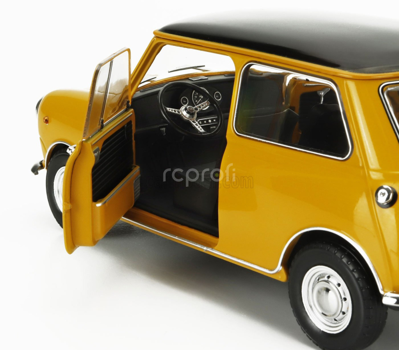 Mitica-diecast Innocenti Mini Cooper Mk1 1966 1:18 Ochra Black