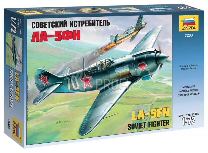 Model Kit letadlo 7203 - Lavotchkin LA-5 FN Soviet Fighter (1:72)