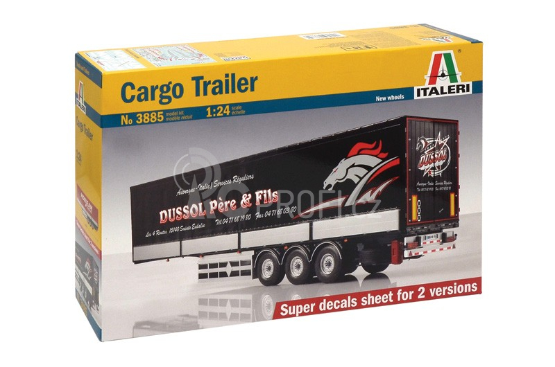 Model Kit návěs 3885 - CARGO TRAILER (1:24)