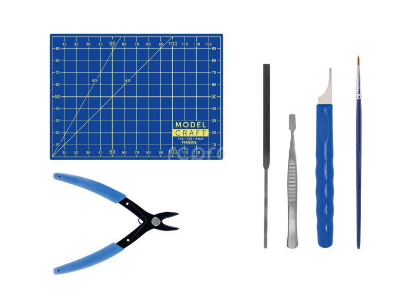 Modelcraft nářadí pro modeláře (sada 6ks)
