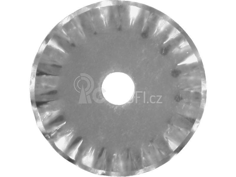 Modelcraft rotační čepel 28mm vlnkovaná