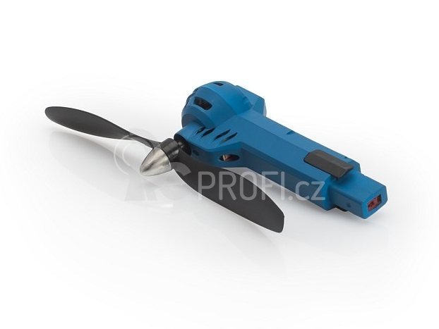 Modré rameno včetně motoru a vrtule (CW, červená LED) - Gravit Dark Vision
