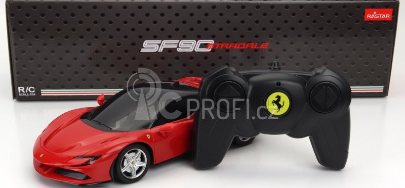 Mondomotors Ferrari Sf90 Stradale Hybrid 1000hp 2019 1:24 Red