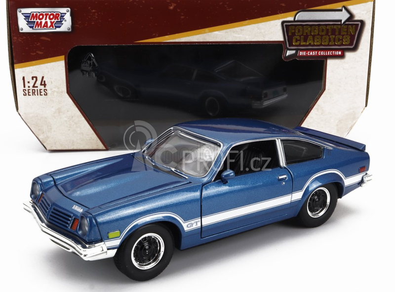 Motor-max Chevrolet Vega Gt Coupe 1974 1:24 Blue