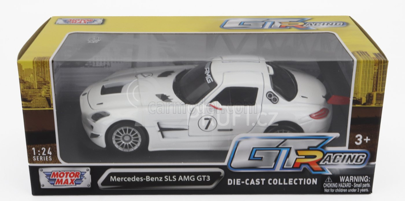 Motor-max Mercedes benz Sls Amg Gt3 N 7 2010 1:24 Bílá