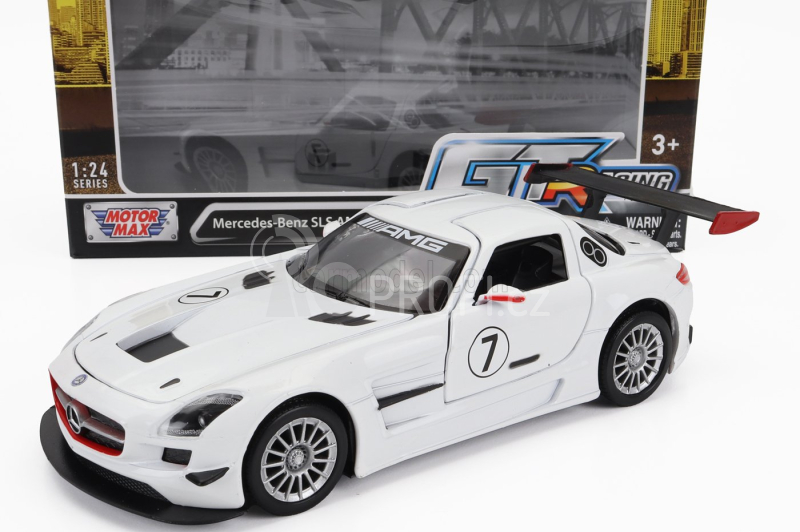 Motor-max Mercedes benz Sls Amg Gt3 N 7 2010 1:24 Bílá