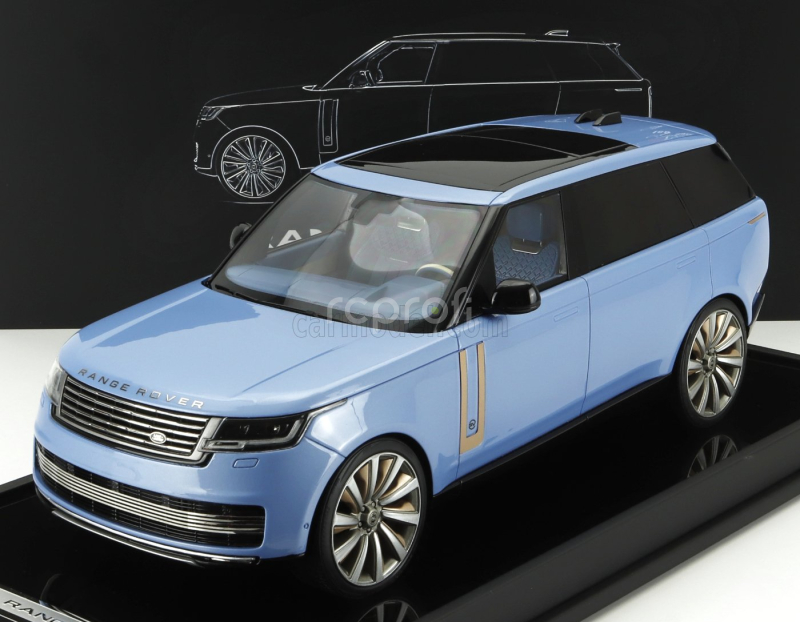 Motorhelix Land rover Range Rover Sv Autobiography 2022 1:18 Ligurská Černá