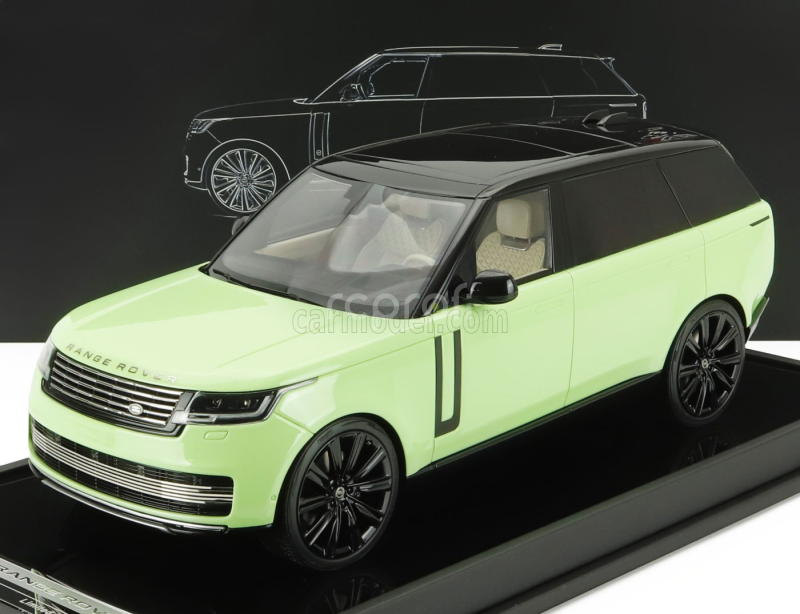 Motorhelix Land rover Range Rover Sv Autobiography 2022 1:18 Světle Zelená