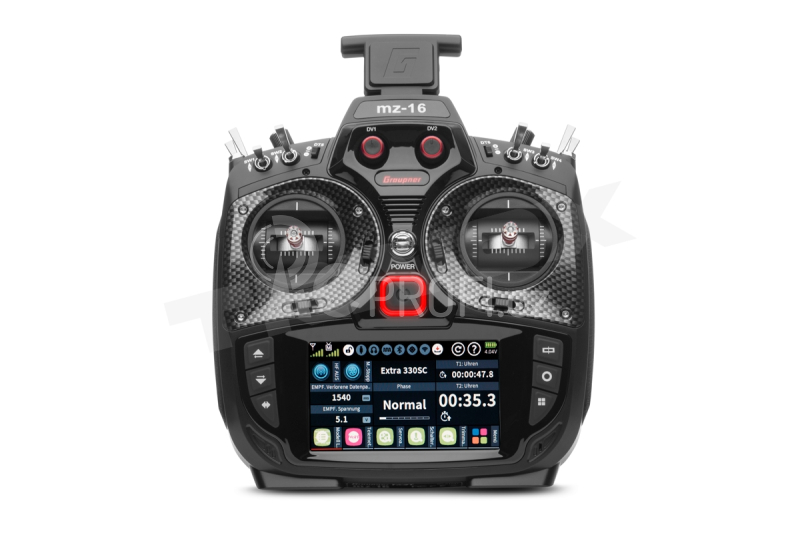 MZ-16 2,4GHz HOTT RC souprava, samotný vysílač