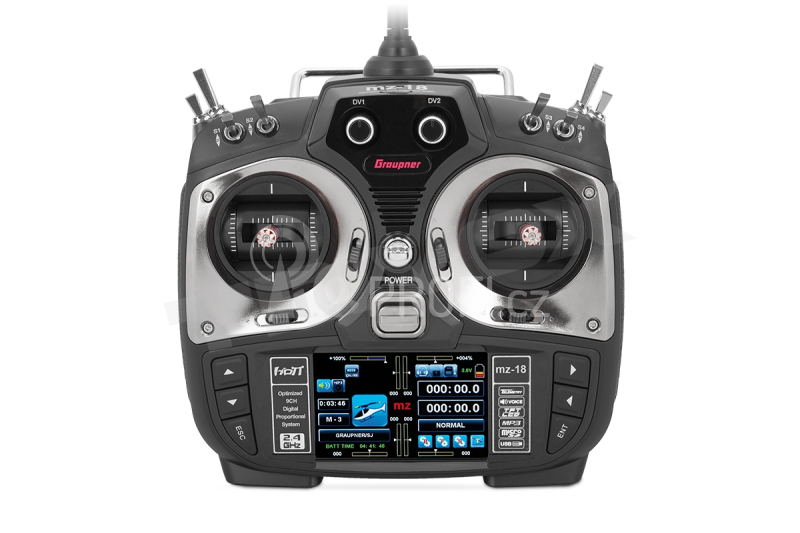 MZ-18 2,4GHz HOTT RC samotný vysílač