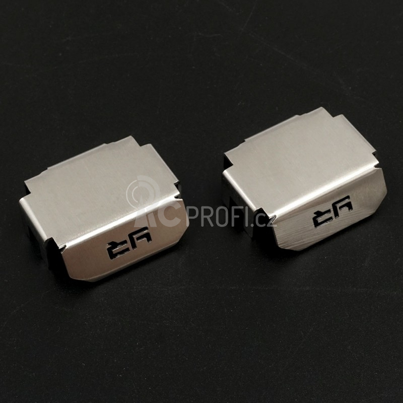 Nerezové kryty diferenciálů přední a zadní pro Axial SCX10 III